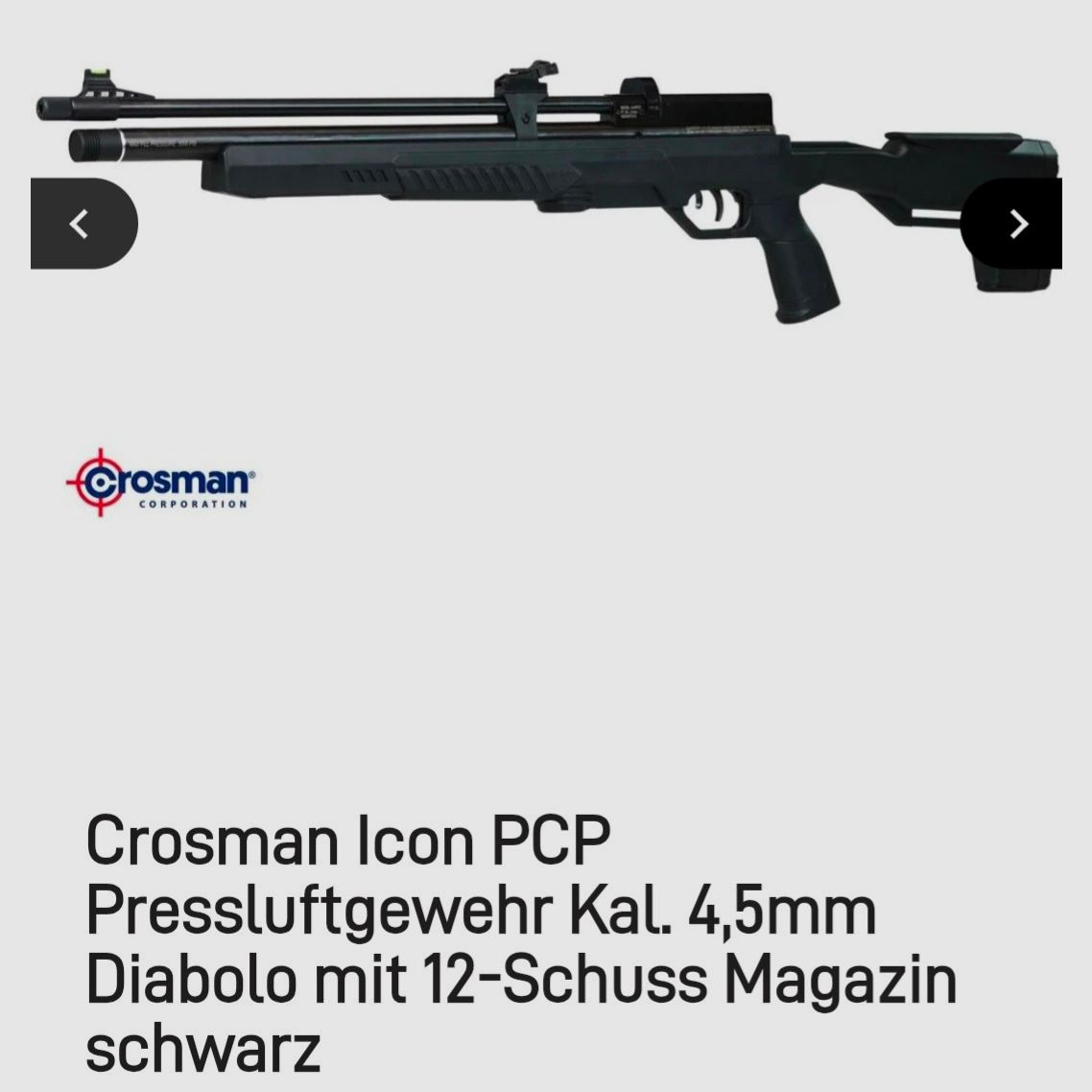 Crosman Icon PCP (4,5mm Diabolo ) NEU !