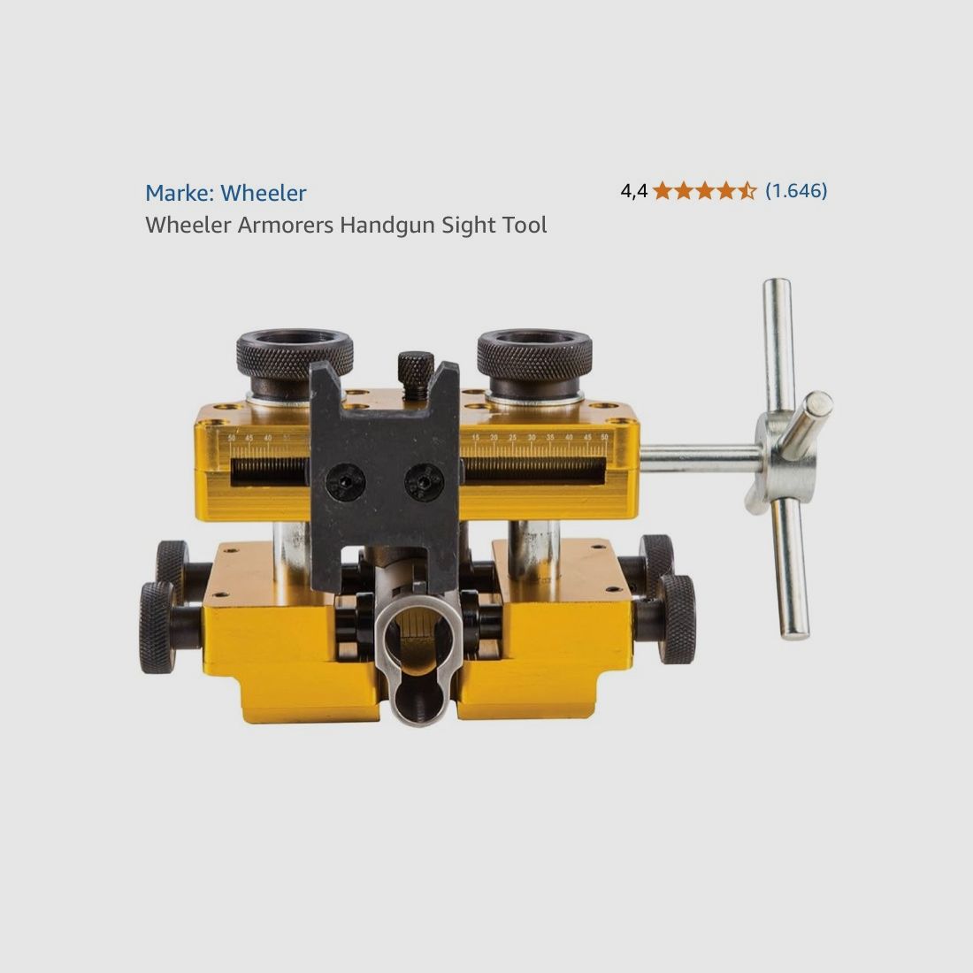 Montagewerkzeug für Visierungen & Zielfernrohre  - Sight Movers - Wheeler Armorers Handgun Sight Tool
