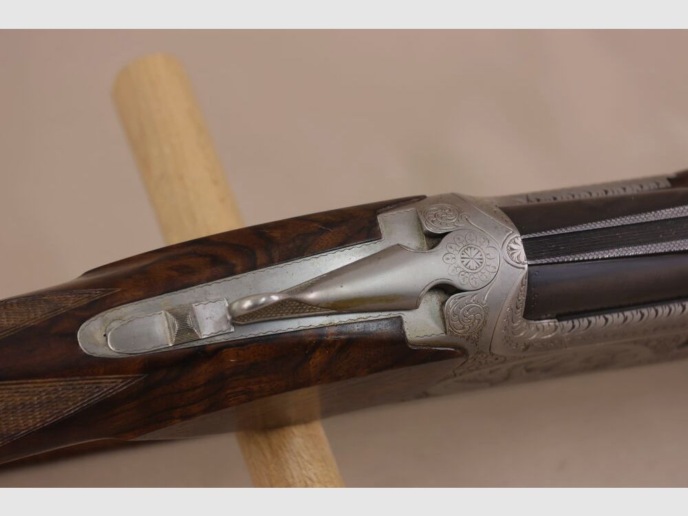 FN B25 Bockdoppelflinte // Gravure // Maserhout // Gouden Trekker