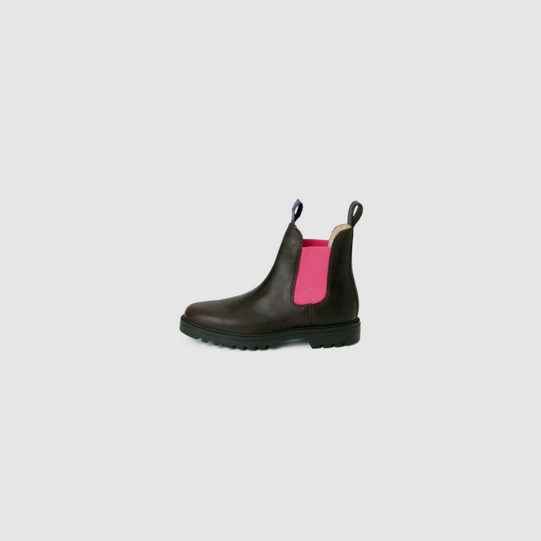 Blue Heeler Damen Chelsea Boots Jackaroo Braun/Pink