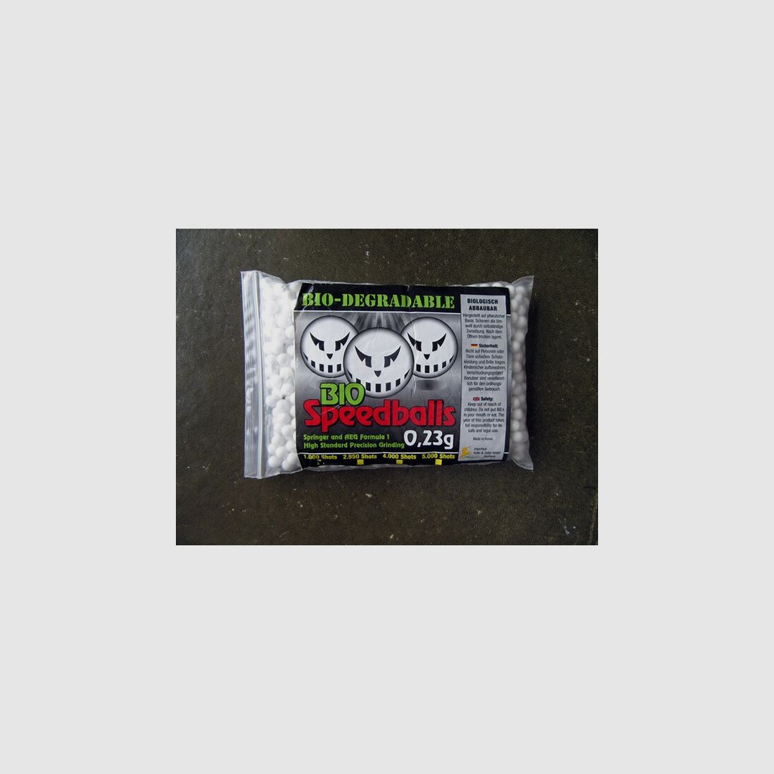 Speedballs Bio 1000 Schuss Weiß 0,23g
