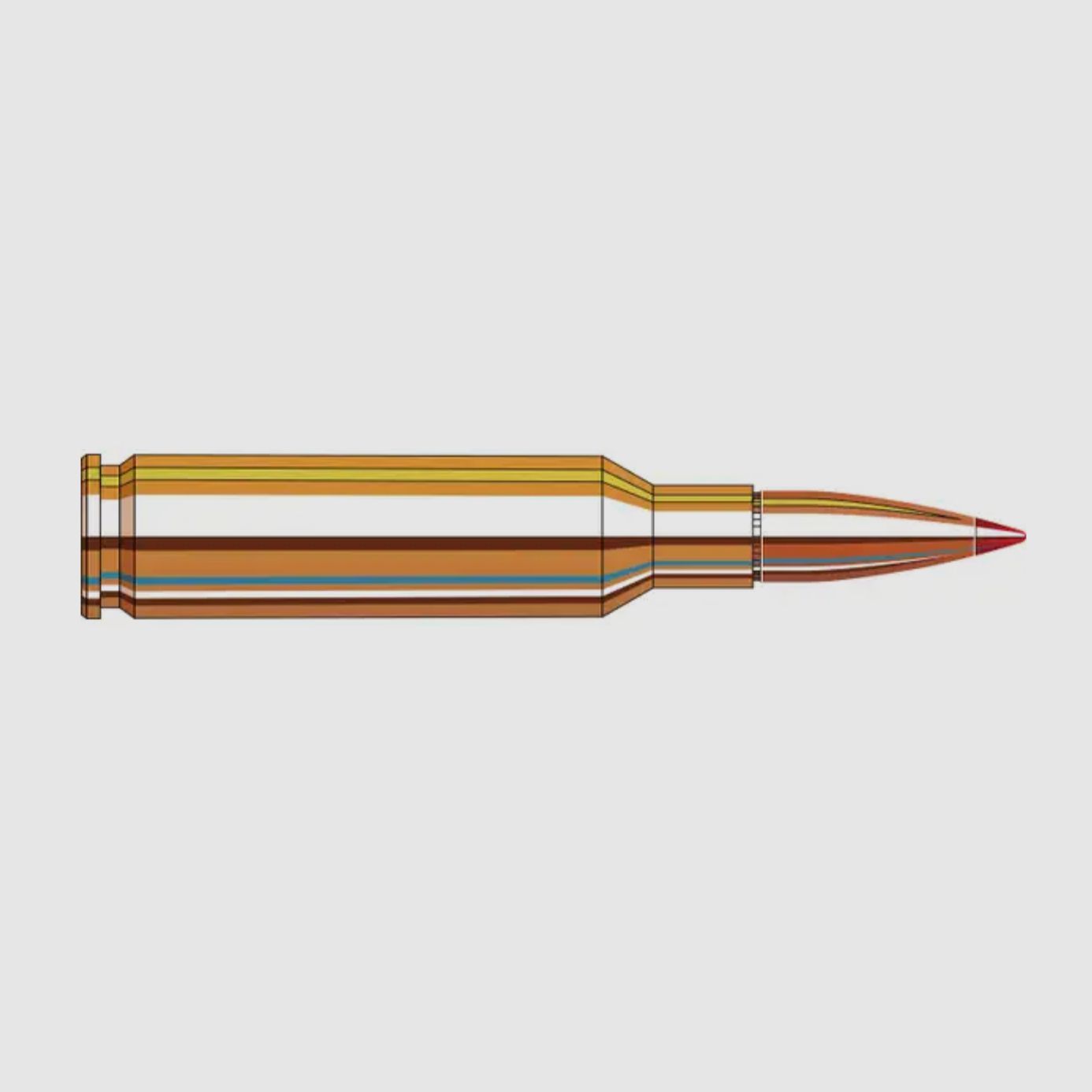 Hornady 81496 Munition 6,5 Creedmoor Superformance CX 129gr. 20 Stück