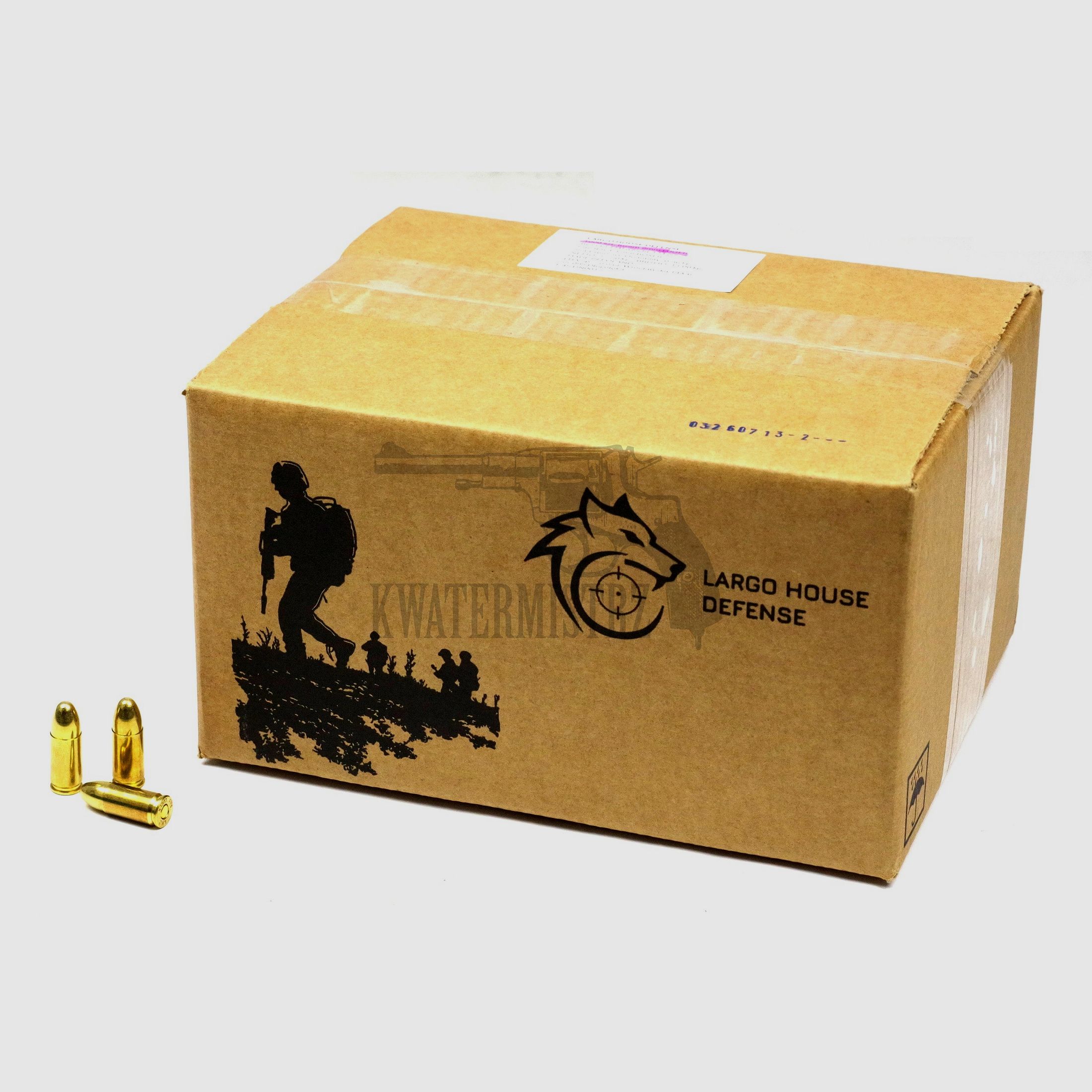 LHD-Pistolenmunition cal. 9x19 FMJ 8 g (Packung mit 1000)