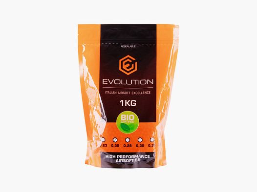Evolution High Performance Airsoft BIO BBs 6mm 0,25g 4.000 pezzi