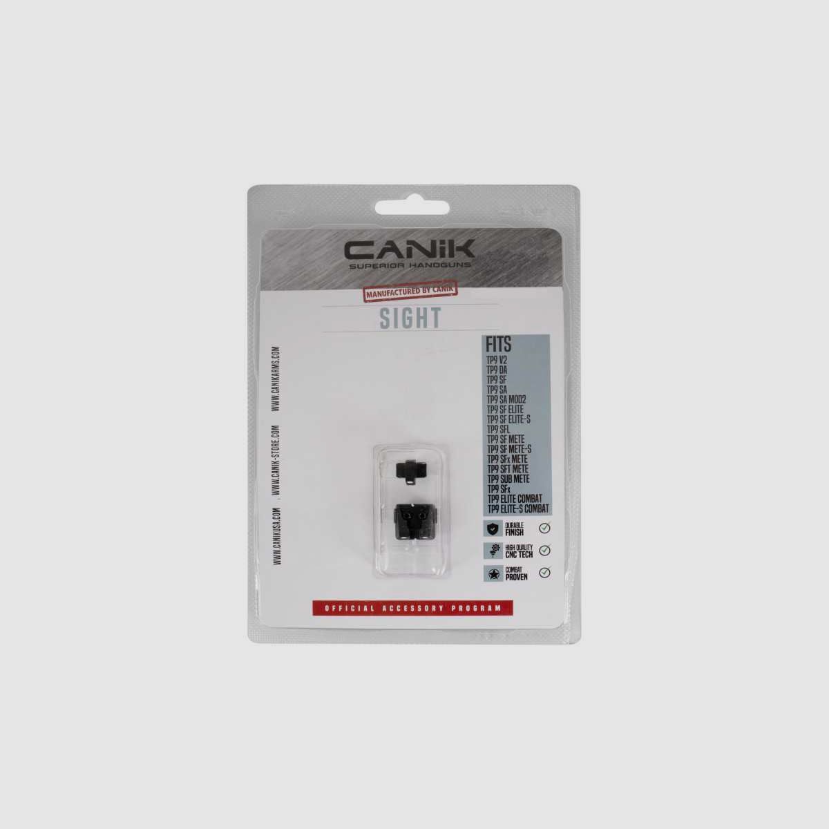 HAUSSE ET GUIDON 3 POINTS BLANC TP9 CANIK, image 2 sur 2