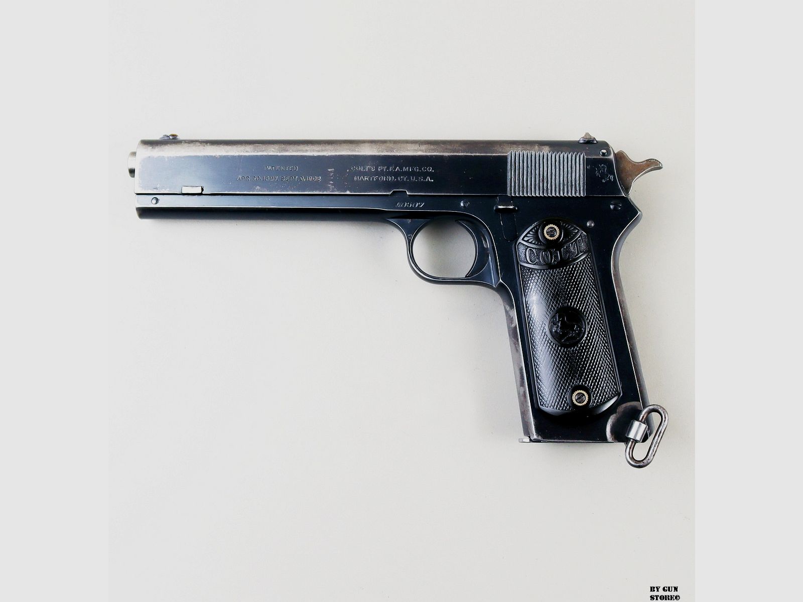 Pistolet Colt mod. 1902 Military cal. 38 ACP. n° de série 40507, image 1 sur 12