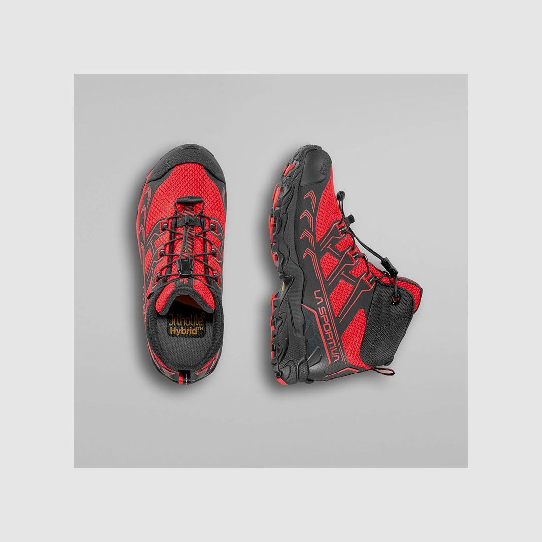 SHOES – KIDS – LA SPORTIVA – ULTRA RAPTOR II MID JR GTX Mountain Red/Black, image 4 of 6