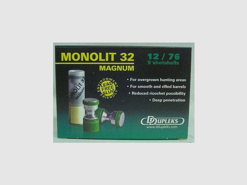 Monolit 32 12/70 Slug - sans plomb, 32g/495gr (a5)