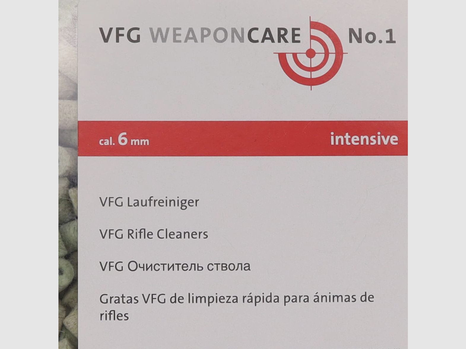 VFG Running Cleaner ''Intensive'' - 6mm (50 pcs.)