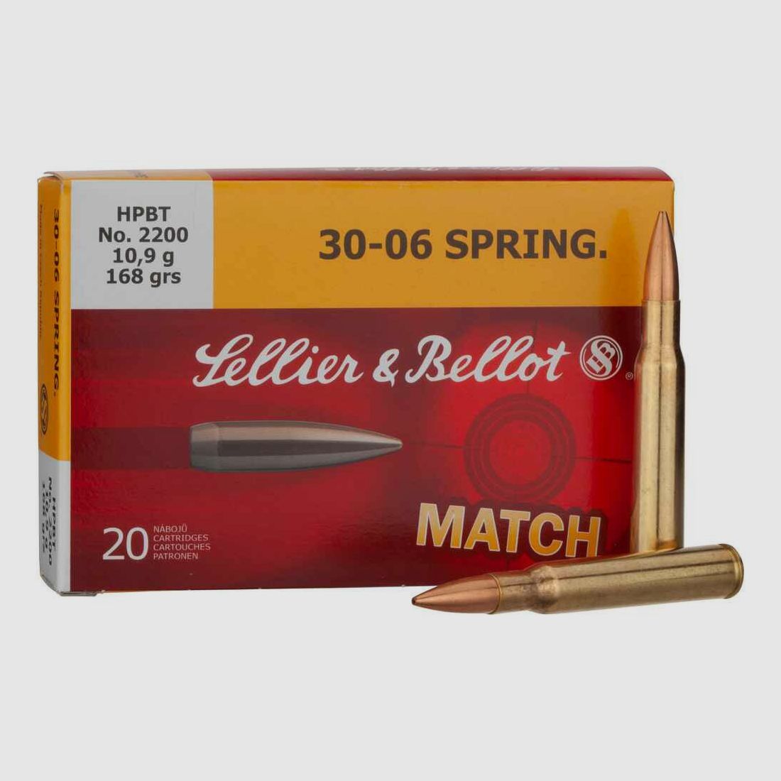 .30-06 Spr. SMK HPBT 10,9g/168grs. Sellier & Bellot
