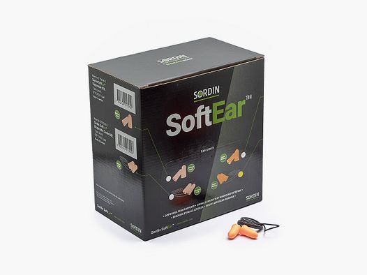 Sordin SoftEar Cordón Desechable Naranja (S/M) – 100uds/Paquete