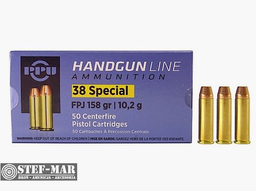 Amunicja PPU .38 Special FPJ (50 szt.) [C16-7]