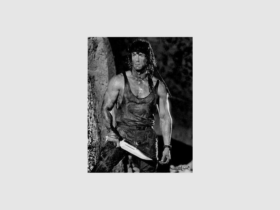 Rambo 3 First Blood Part III Deluxe Bowie Messer Premium Edition
