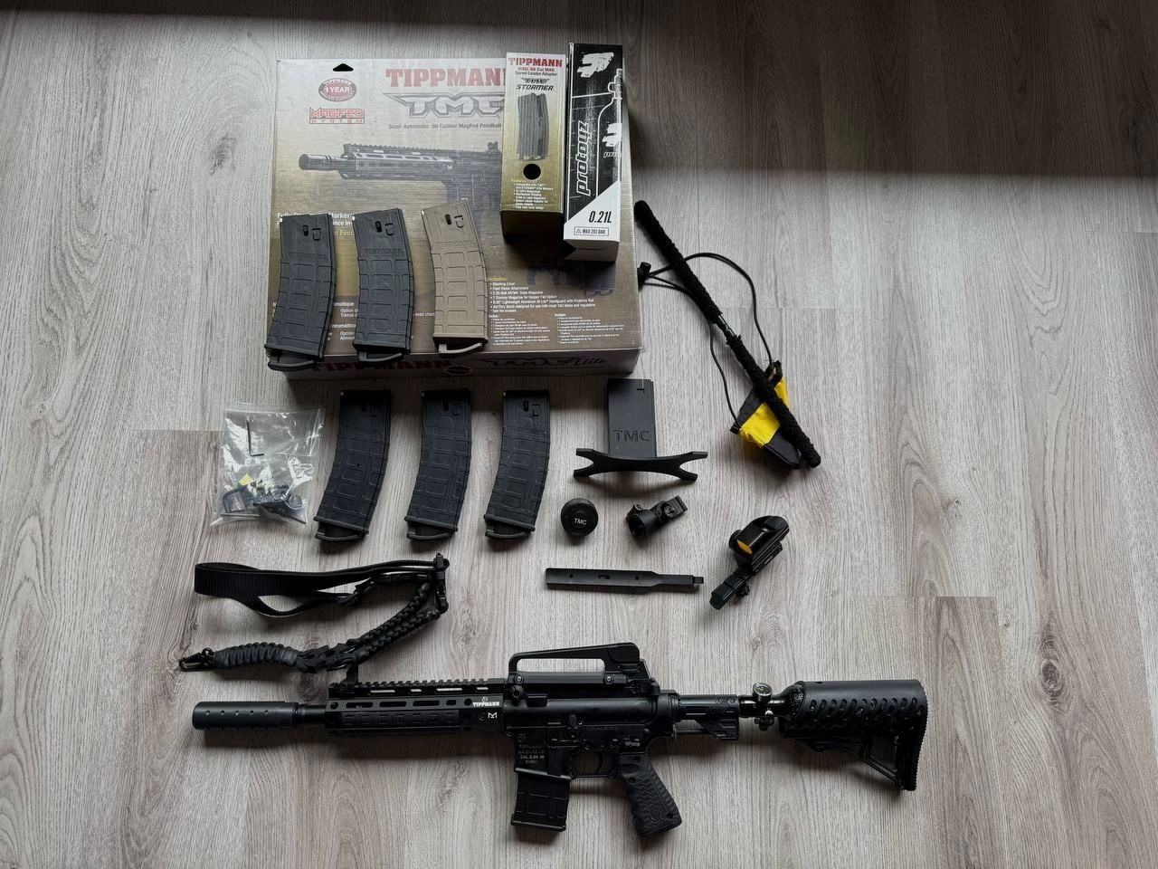 Tippmann TMC ELITE mit Zubehör 