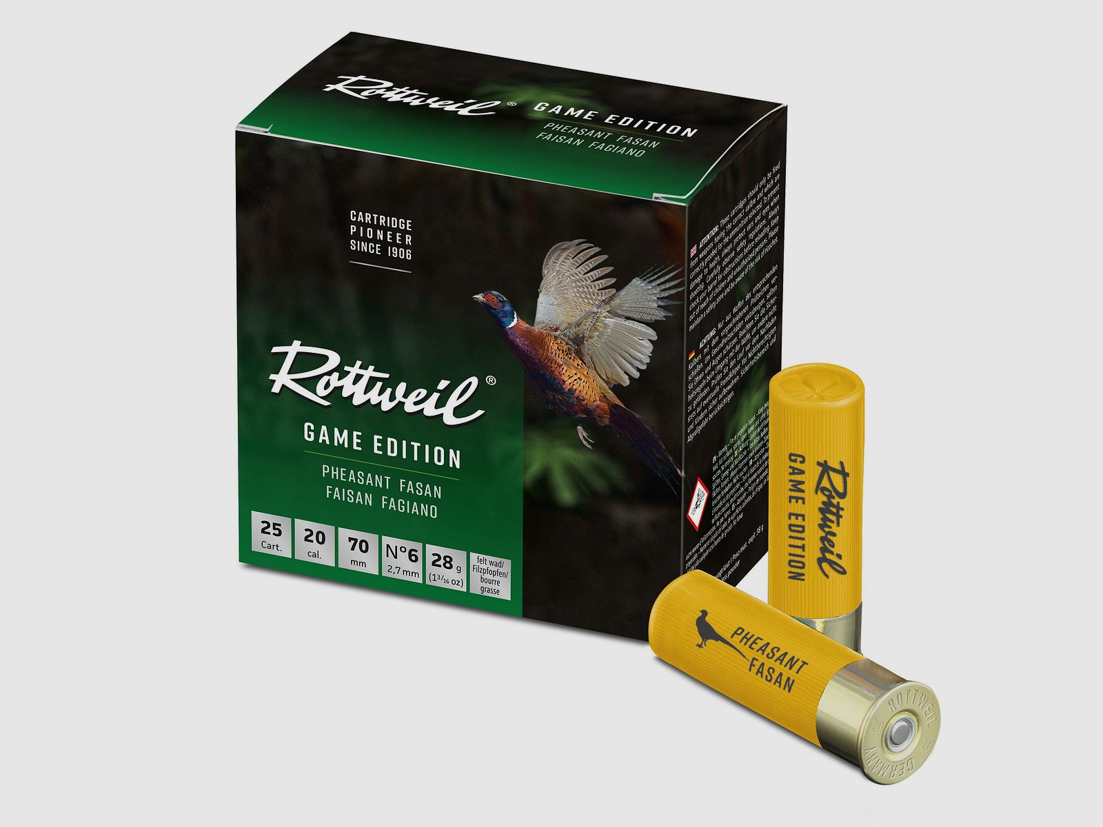 Rottweil Game Edition 12/67,5 Fasan 2,7mm , 25er Packung