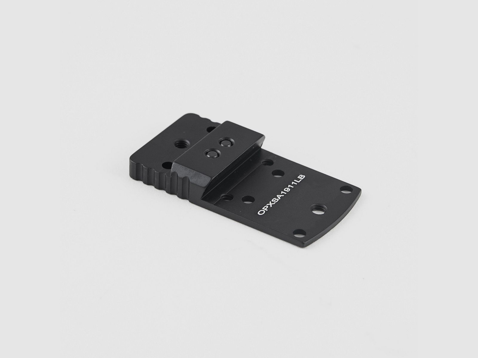 Schwalbenschwanz-Grundplatte für roten Punkt (Typ B) für SPRINGFIELD ARMORY 1911 LOADED - TONI SYSTEM / Dovetail base plate for red dot (type B) for SPRINGFIELD ARMORY 1911 LOADED  - TONI SYSTEM *  ITEM CODE OPXSA1911LB, Bild 2 von 3