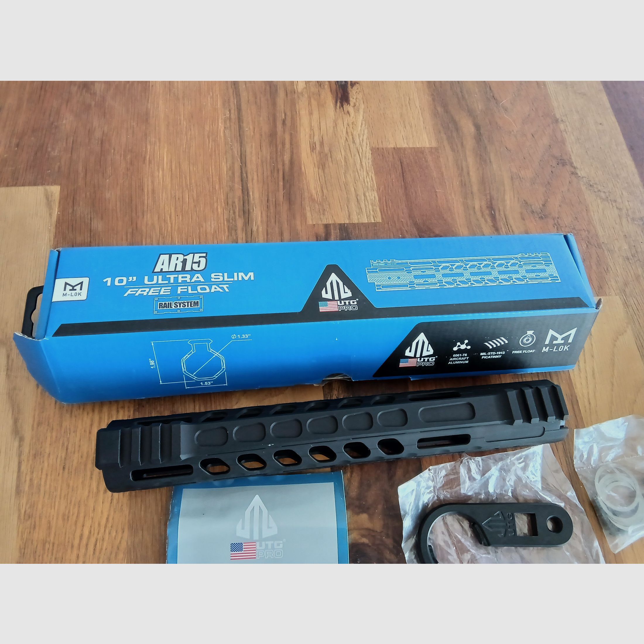 UTG Pro 10" Free Float AR15 Handguard Handschutz, Neu