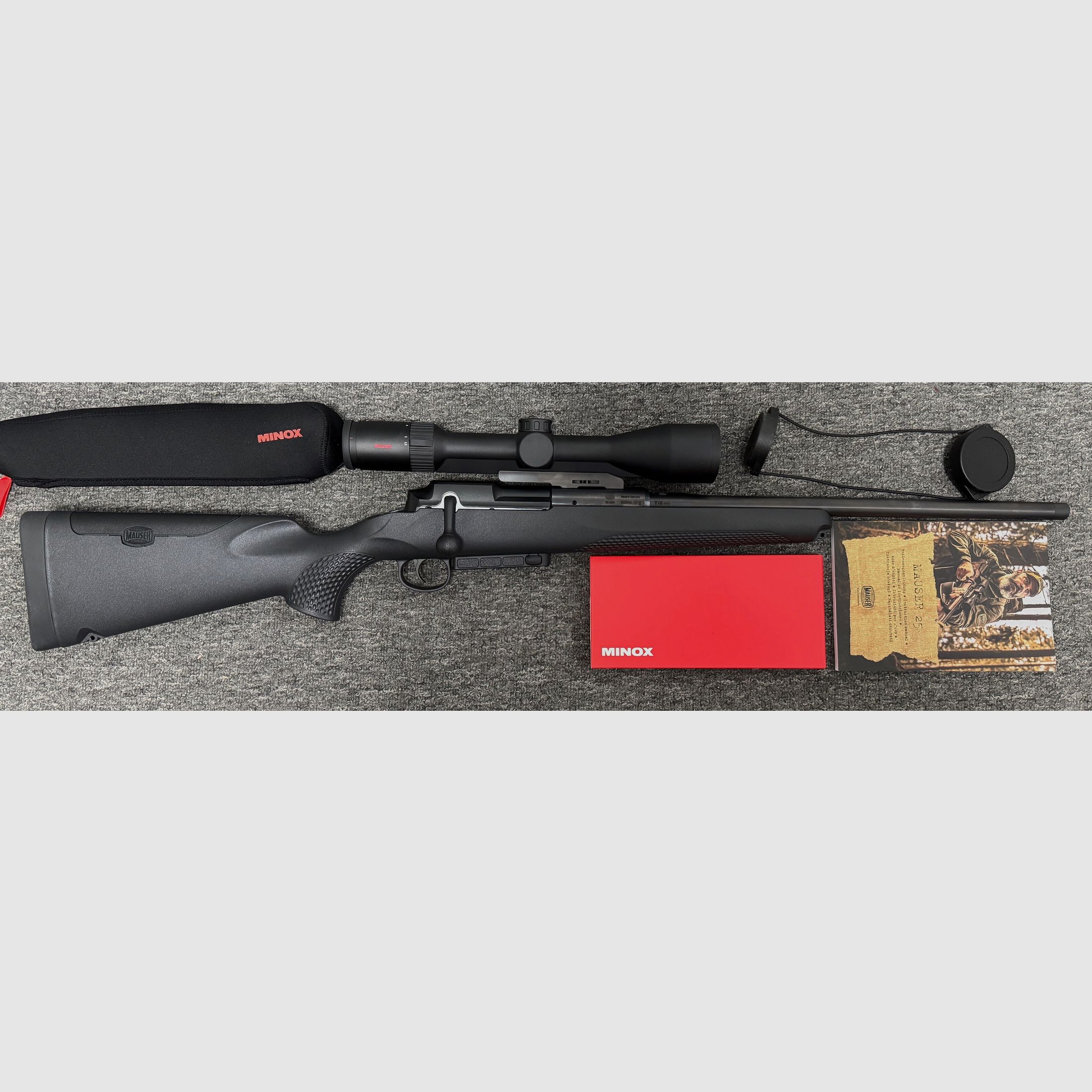 Mauser 25 - brandneu - Kaliber .308 mit Minox RS-4  2,5-10x50