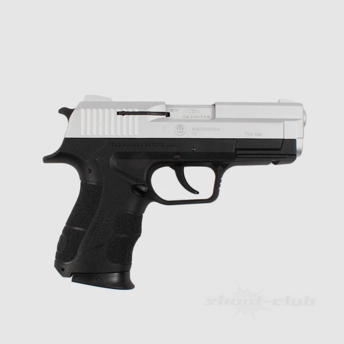 Retay X-Treme 9mm P.A.K. Cartucce a salve in nichel 9mm+Penna a olio