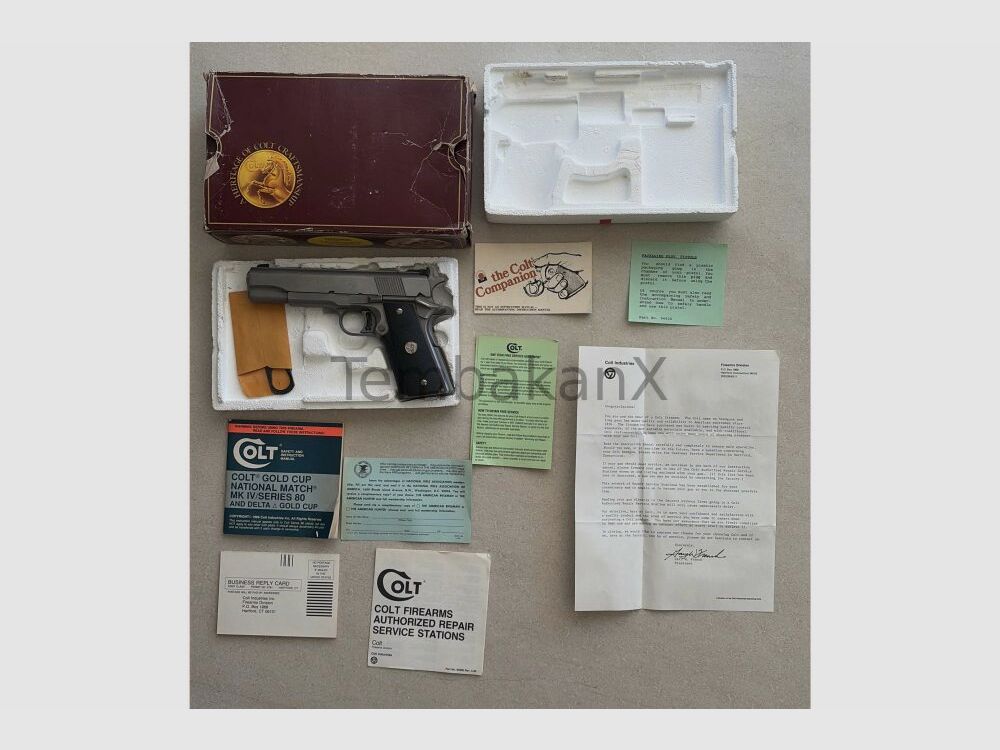 Colt National Match Gold Cup (Series 80 Colt MK IV) .45Auto