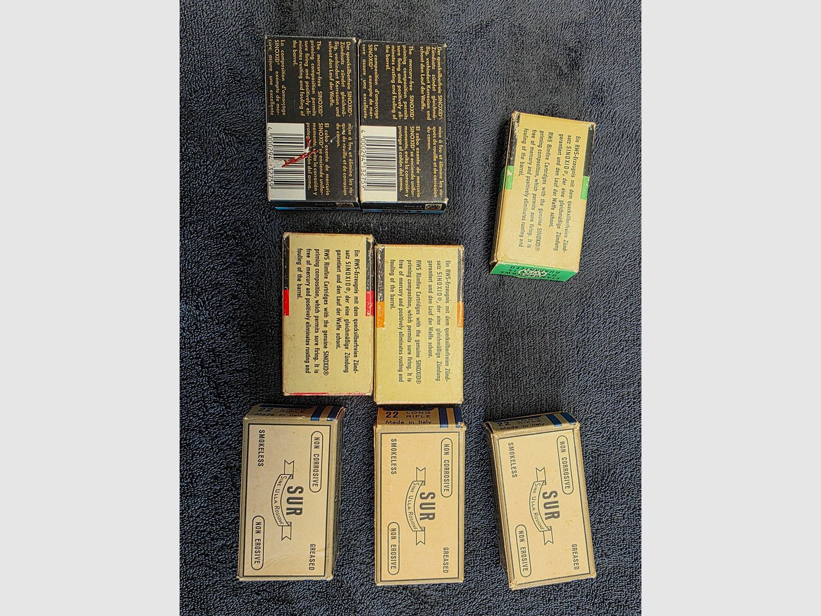 Munitions de collection .22, RWS et FIOCCHI