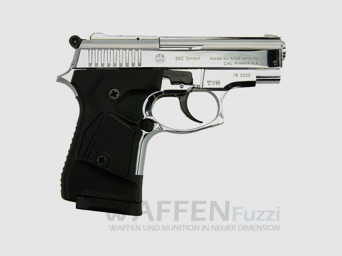 Zoraki 914-P Schreckschusswaffe 9mm, Chrom-Optik