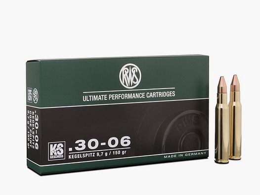 RWS .30-06 KS 9,7g/150gr. Cartouches de fusil
