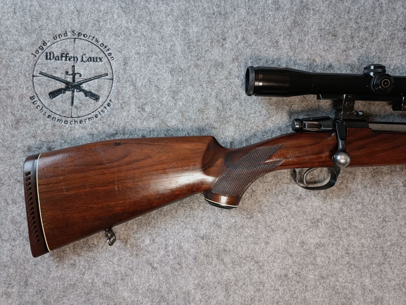 RWS Mod. M. 98 with ZF S&B 8x56 & hand tension with top trigger!