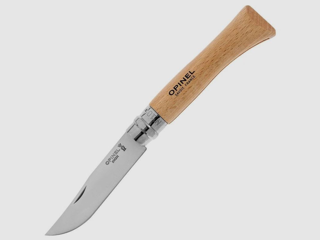 NÓŻ OPINEL NO10 INOX SKŁADANY 123100, zdjęcie 1 z 2