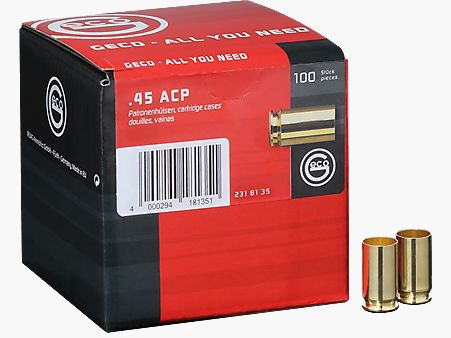 Geco Hülsen .45 ACP 100 Stück #2318135