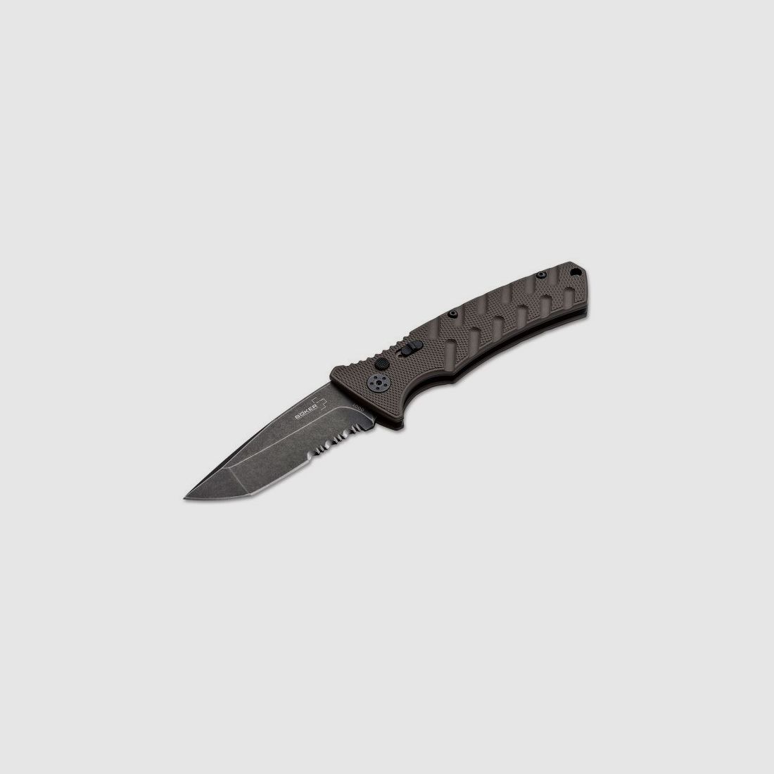 Böker Plus Strike Tanto Coyote automatic pocket knife, Bild 1 von 12