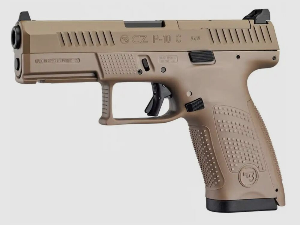 CZ CZ Pistole P-10 C OR FDE 9mmLuger, Optics Ready, SFA - Striker Fire Action