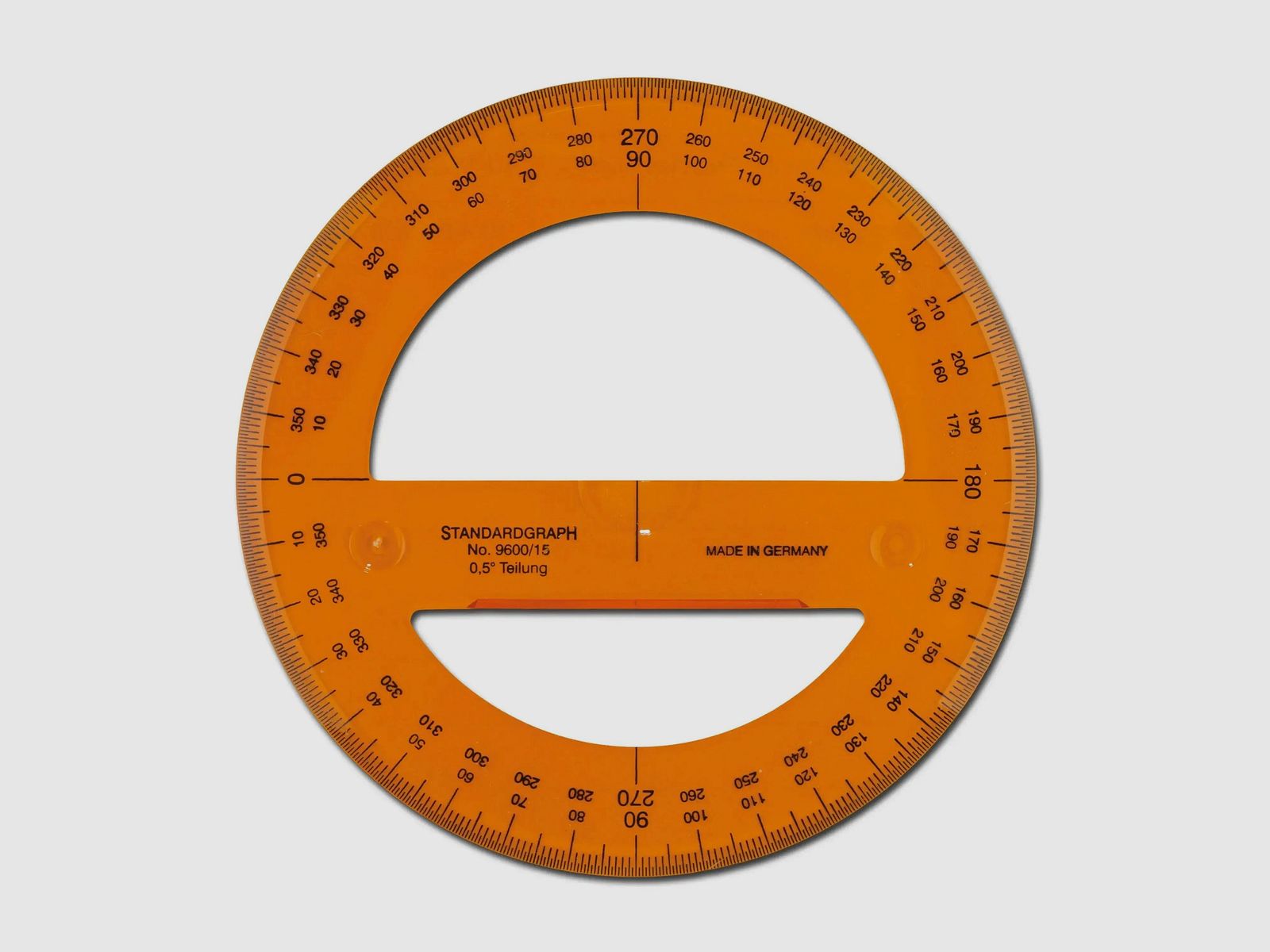 Standardgraph Vollkreis-Winkelmesser