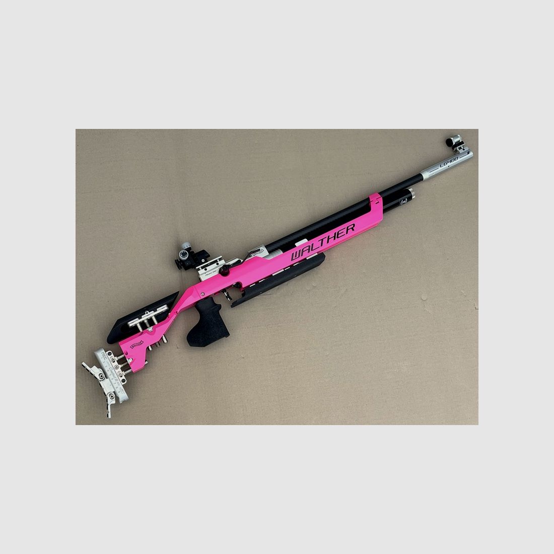 AIR RIFLE WALTHER LG400 ALUTEC EXPERT - SPECIAL COLORS