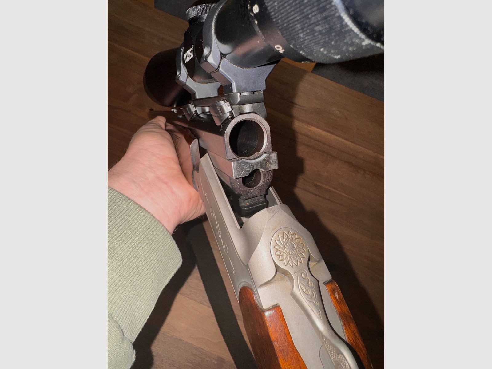 Bockbüchsflinte | Frankonia Favorit | CZ BRNO | Kal. 12 und 7x65 R | Docter 3-12x56 | Blaser Sattelmontage