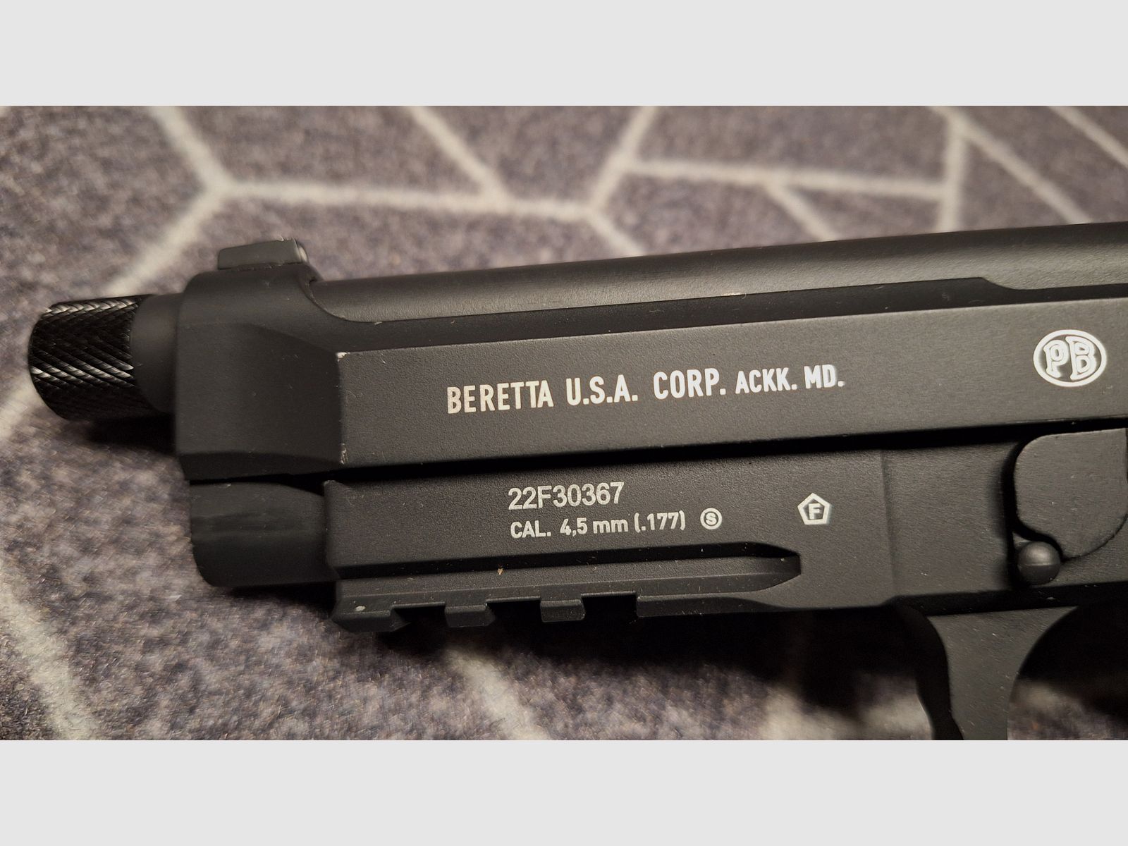 Beretta M9A3 FM CO2 4,5mm BB Blowback schwarz