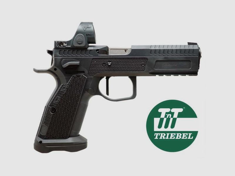 PHOENIX SwissMade Pistol Mod. Drake Optical -5' 9mmLuger BLACK
