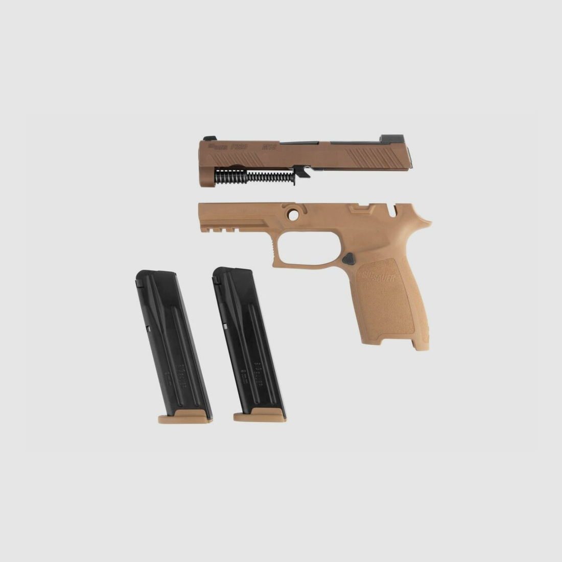 SIG Sauer SIG SAUER interchangeable system P320-M18 Coyote Tan 9 mm Luger