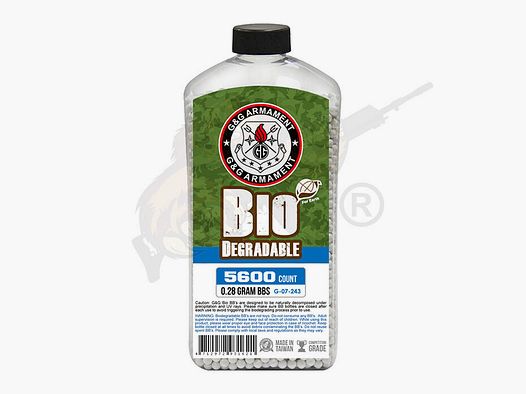 G&G Bio Precision Airsoft 0.28g (5.600 Stück) diameter 5,95mm - Desert