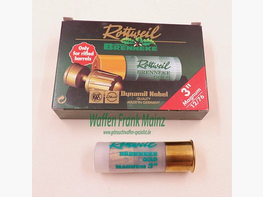 Rottweil Brenneke Golden Slug 12/76Mag