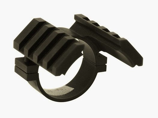 Anneau diametre 34mm a double rails pour lampe et laser