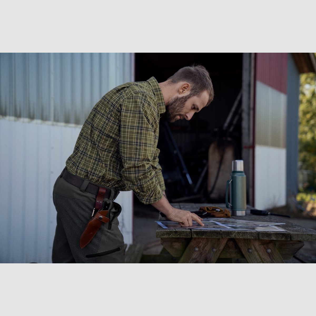 SEELAND Highseat Hemd Burnt Olive