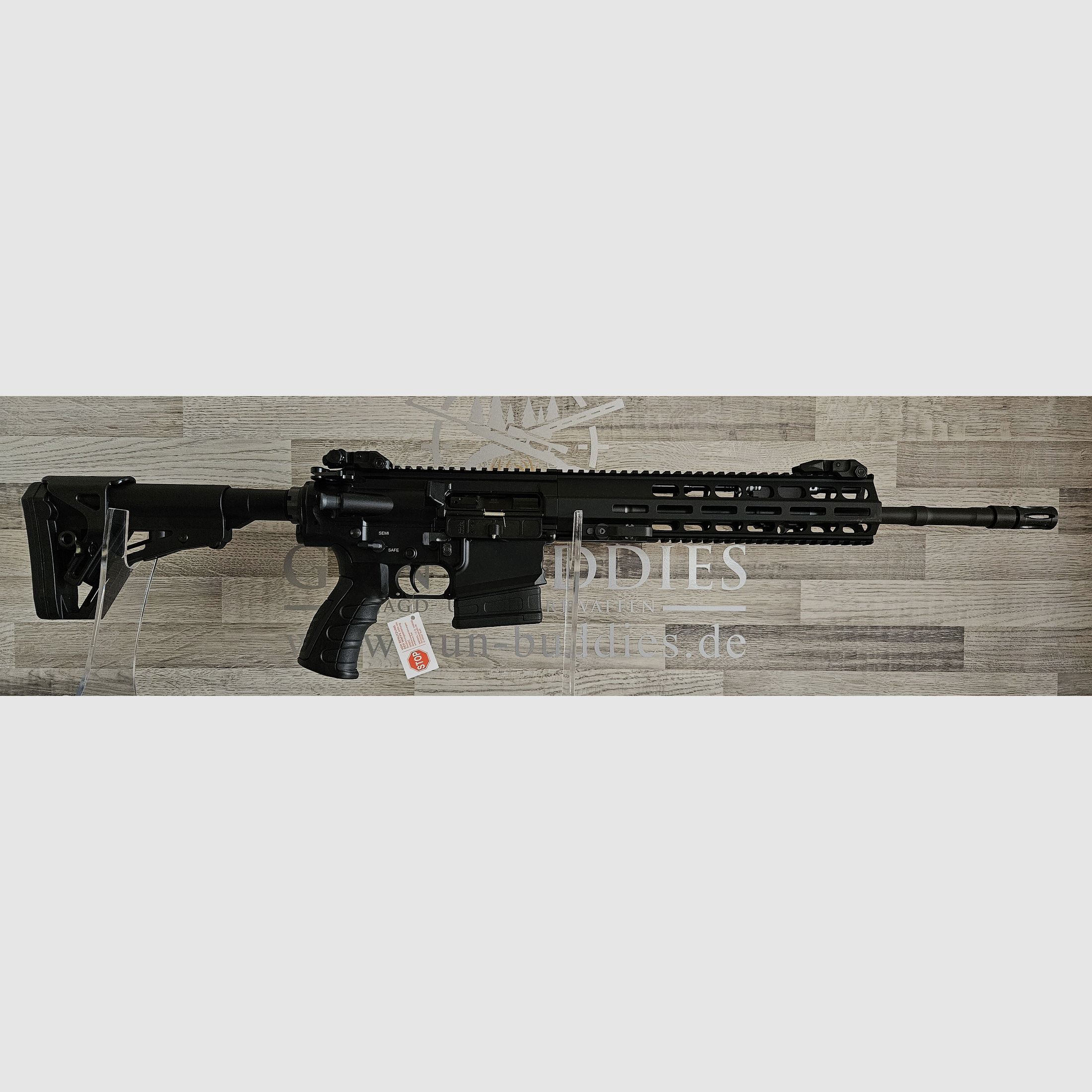HAENEL CR308 Black Cal. .308Win - 16.65" barrel - match trigger - M-LOK handguard - including shipping costs - new goods from specialist trade -