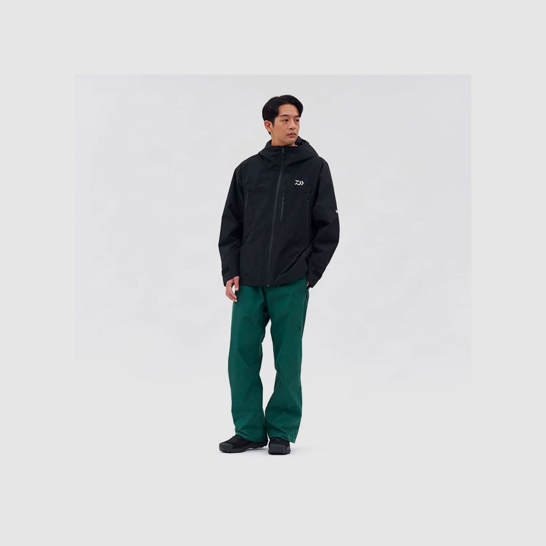 COMPLETO – DAIWA – DR-1926JE GORE-TEX Vielseitige Regenjacke Schwarz, Bild 3 von 3