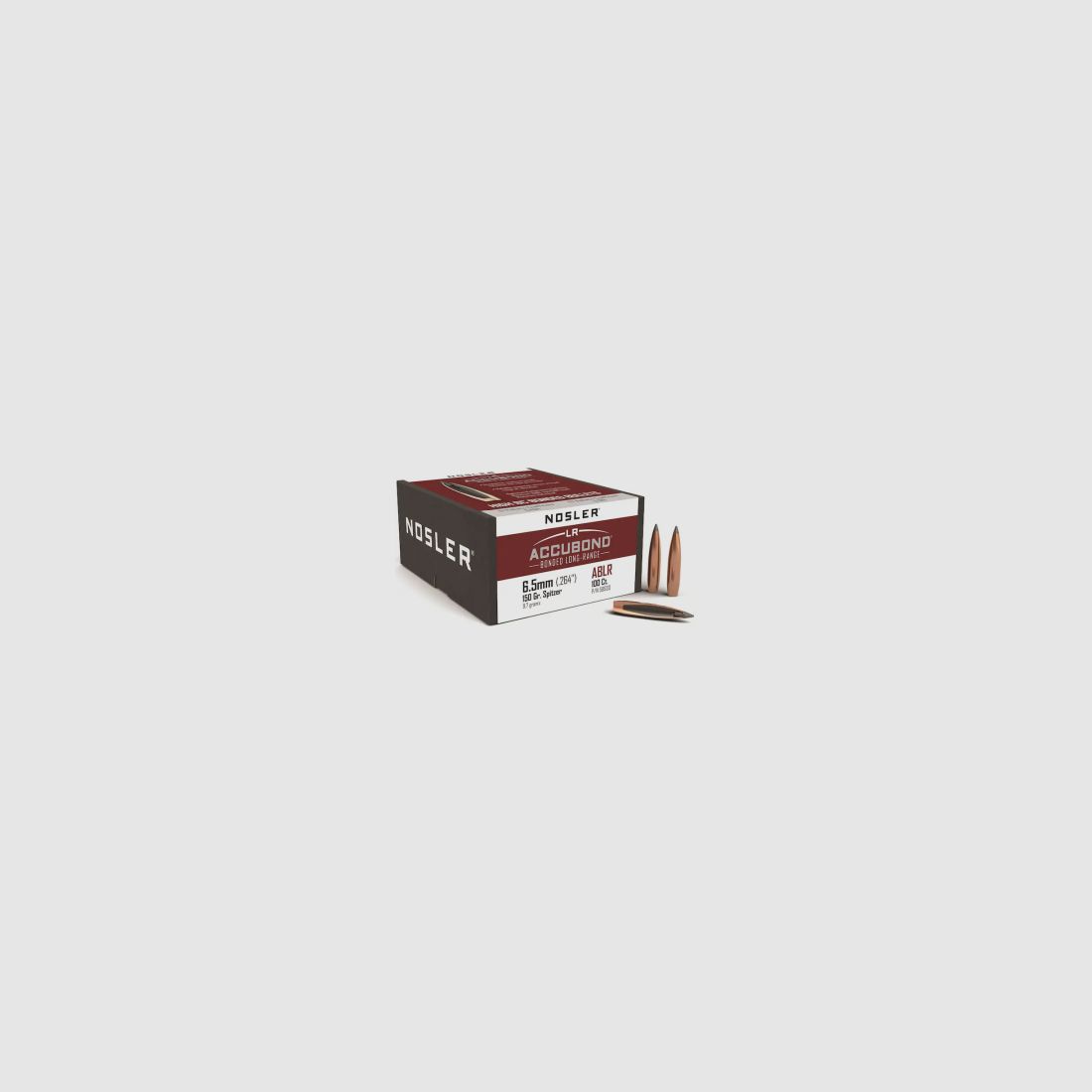 Nosler Geschoss 6,5mm/.264 Accubond 150GR Bonded Tipped Boat Tail 100 Stück