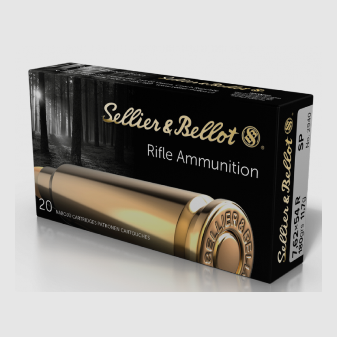 7.62x54R S&B SP 180gr VE20
