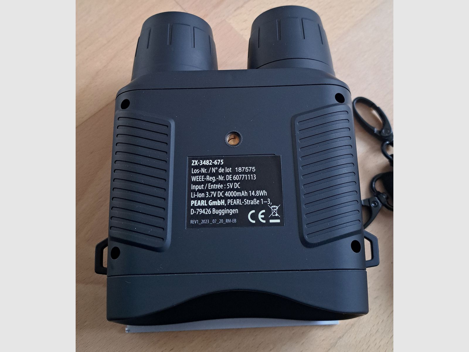 Binoculares de visión nocturna Zavarius: dispositivo de visión nocturna binocular con batería, cámara 4K, alcance de visión IR de hasta 500 m (dispositivo de visión nocturna, prismáticos nocturnos, cámara de vigilancia)