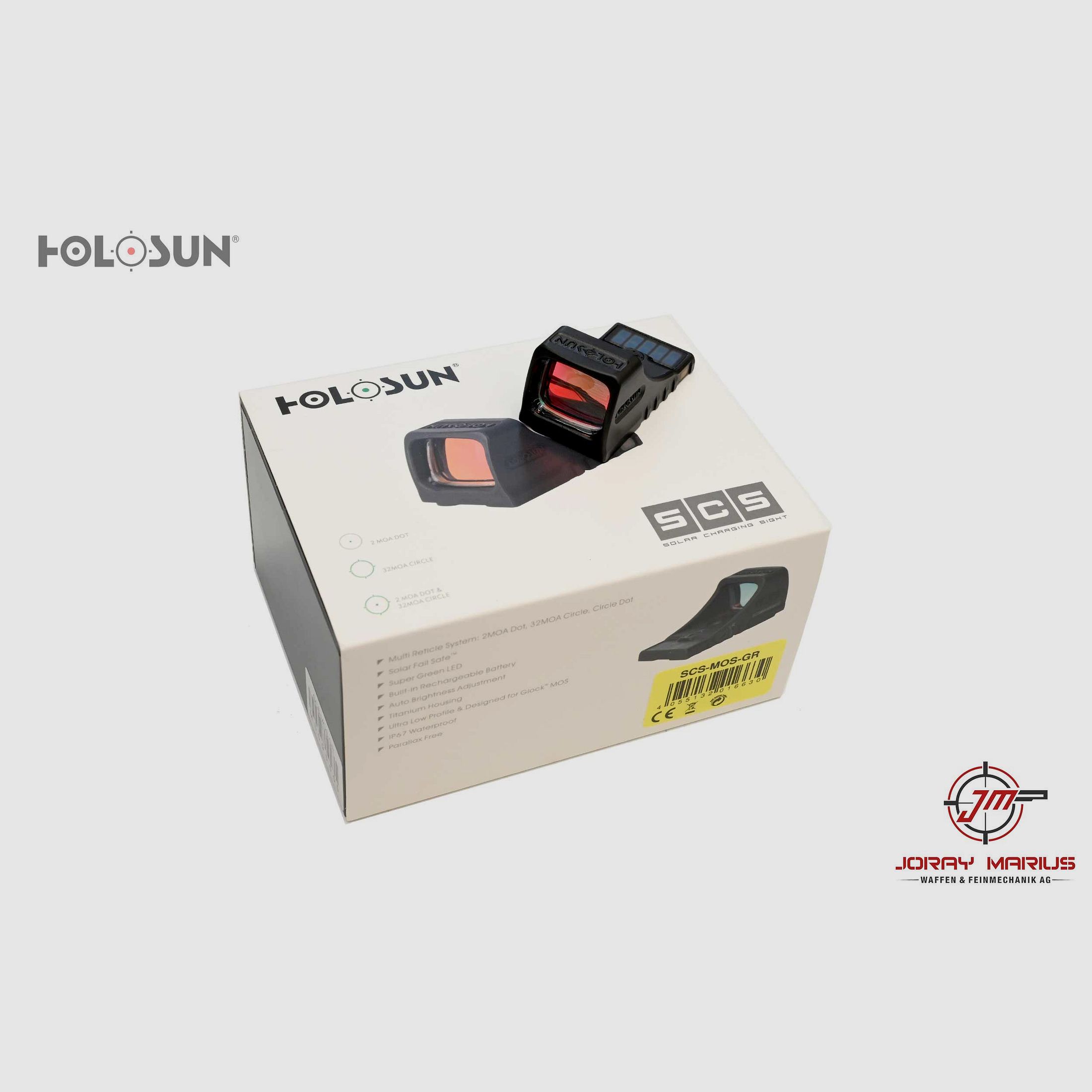 Holosun SCS-MOS-GR Rotpunktvisier für Glock MOS