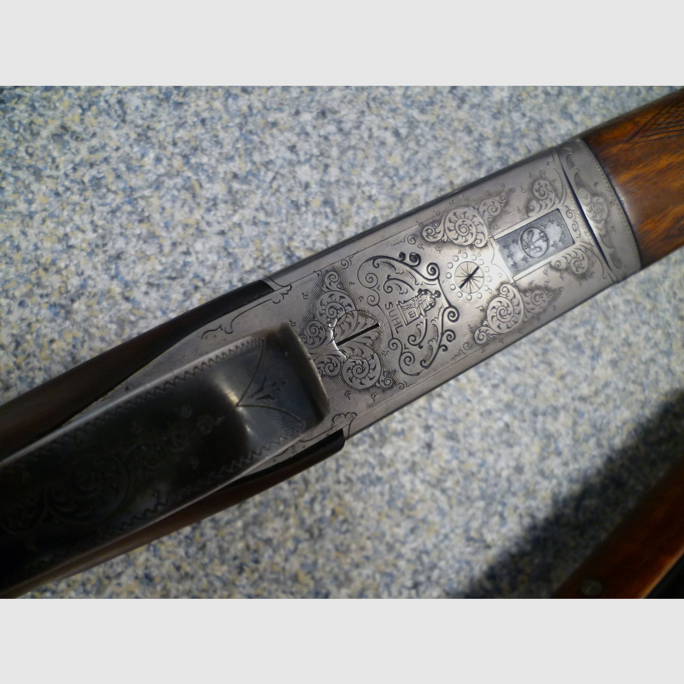 Bockbüchsflinte mit 2 BDF-Austauschläufen Merkel/Bühag/Adamy 8x57IRS & 12/70 sowie 12/70