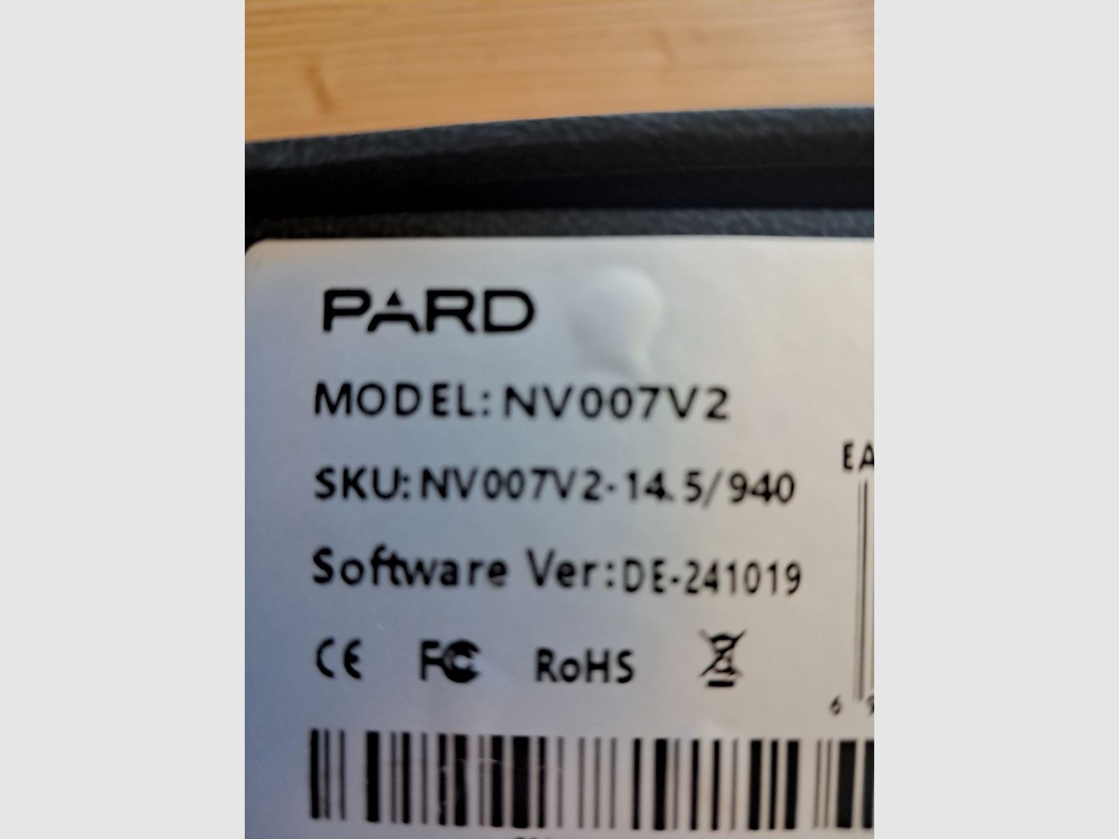 PARD NV007V2 Nachsatzgerät 